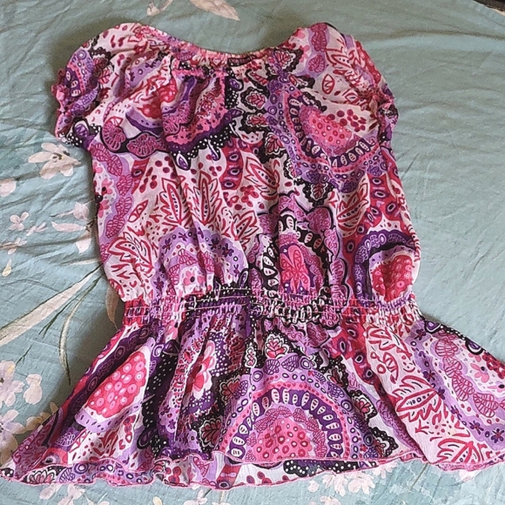 OneStepUp Girls Top (Pink/Purple)